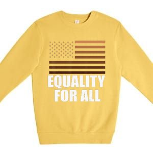 Equality For All Black History Month  Pride Premium Crewneck Sweatshirt