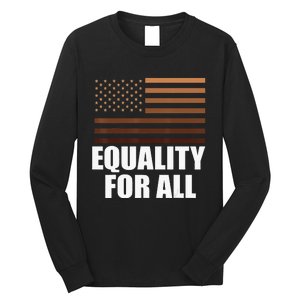 Equality For All Black History Month  Pride Long Sleeve Shirt