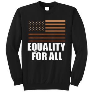 Equality For All Black History Month  Pride Sweatshirt