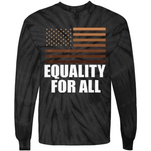 Equality For All Black History Month  Pride Tie-Dye Long Sleeve Shirt