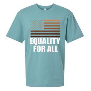 Equality For All Black History Month  Pride Sueded Cloud Jersey T-Shirt