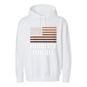 Equality For All Black History Month  Pride Garment-Dyed Fleece Hoodie