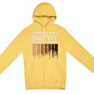 Equality For All Black History Month Pride Premium Pullover Hoodie