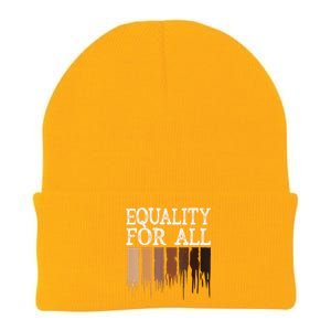 Equality For All Black History Month Pride Knit Cap Winter Beanie