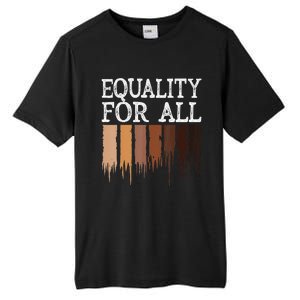 Equality For All Black History Month Pride Tall Fusion ChromaSoft Performance T-Shirt