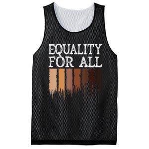 Equality For All Black History Month Pride Mesh Reversible Basketball Jersey Tank