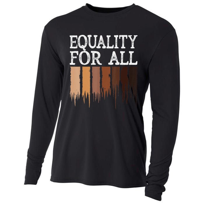 Equality For All Black History Month Pride Cooling Performance Long Sleeve Crew