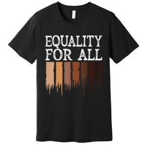 Equality For All Black History Month Pride Premium T-Shirt