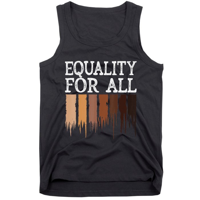 Equality For All Black History Month Pride Tank Top