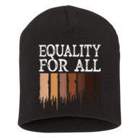 Equality For All Black History Month Pride Short Acrylic Beanie