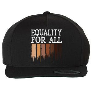 Equality For All Black History Month Pride Wool Snapback Cap