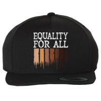 Equality For All Black History Month Pride Wool Snapback Cap