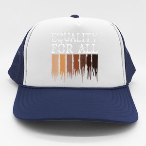 Equality For All Black History Month Pride Trucker Hat