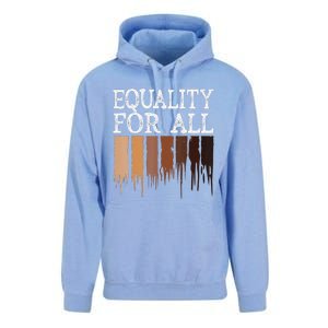 Equality For All Black History Month Pride Unisex Surf Hoodie