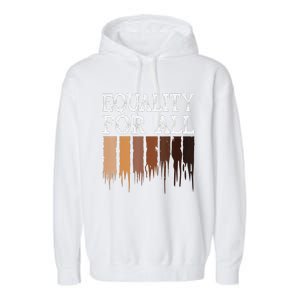 Equality For All Black History Month Pride Garment-Dyed Fleece Hoodie