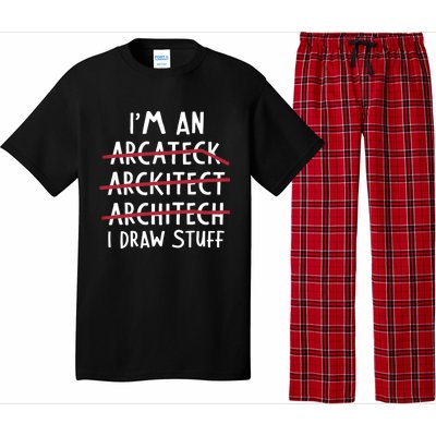 Engineer Funny Arcitect Dad Humor Cool Gift Pajama Set