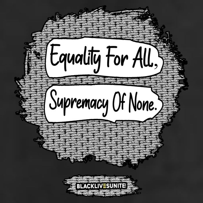 Equality For All Supremacy Of None 7 Panel Mesh Trucker Snapback Hat