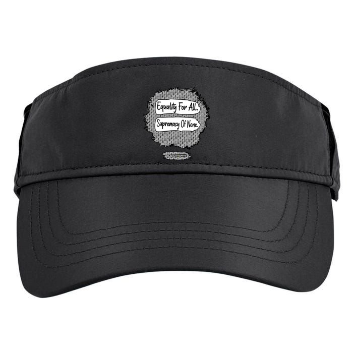 Equality For All Supremacy Of None Adult Drive Performance Visor