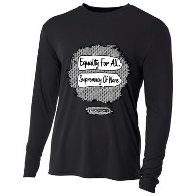 Equality For All Supremacy Of None Cooling Performance Long Sleeve Crew