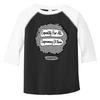 Equality For All Supremacy Of None Toddler Fine Jersey T-Shirt