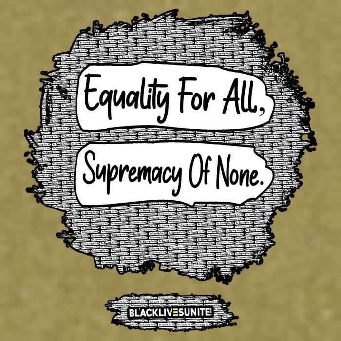Equality For All Supremacy Of None Garment-Dyed Women's Muscle Tee