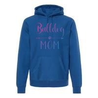 English French American Bulldog Mom Gift Premium Hoodie