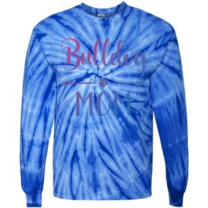 English French American Bulldog Mom Gift Tie-Dye Long Sleeve Shirt