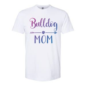 English French American Bulldog Mom Gift Softstyle CVC T-Shirt