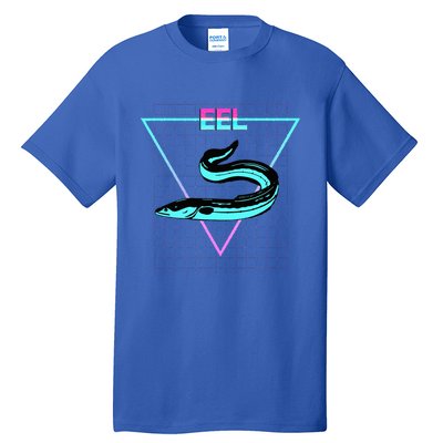 Eel Fish Aesthetic Retro Style Eel Fishing Tall T-Shirt