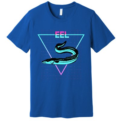 Eel Fish Aesthetic Retro Style Eel Fishing Premium T-Shirt