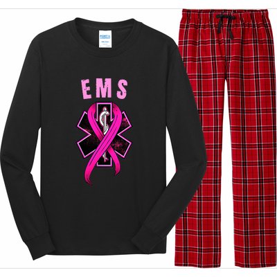 EMS For A Cure Breast Cancer Awareness Long Sleeve Pajama Set