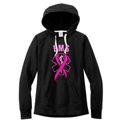 EMS For A Cure Breast Cancer Awareness Women's Fleece Hoodie