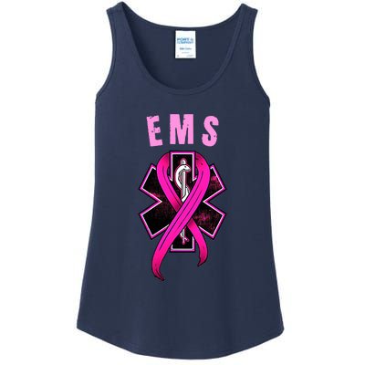 EMS For A Cure Breast Cancer Awareness Ladies Essential Tank