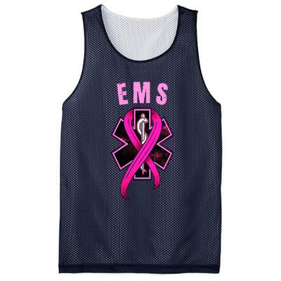 EMS For A Cure Breast Cancer Awareness Mesh Reversible Basketball Jersey Tank