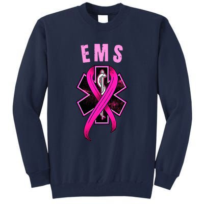 EMS For A Cure Breast Cancer Awareness Tall Sweatshirt