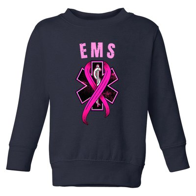 EMS For A Cure Breast Cancer Awareness Toddler Sweatshirt