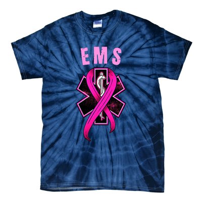 EMS For A Cure Breast Cancer Awareness Tie-Dye T-Shirt