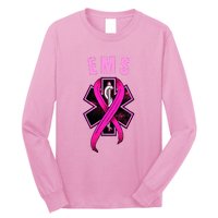 EMS For A Cure Breast Cancer Awareness Long Sleeve Shirt