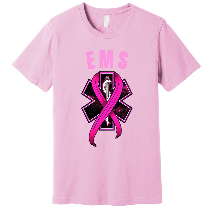 EMS For A Cure Breast Cancer Awareness Premium T-Shirt