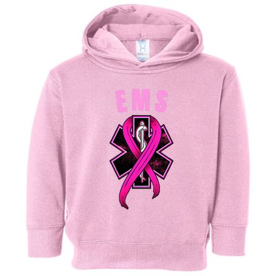 EMS For A Cure Breast Cancer Awareness Toddler Hoodie