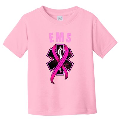 EMS For A Cure Breast Cancer Awareness Toddler T-Shirt