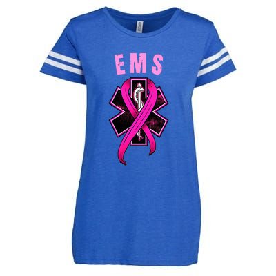 EMS For A Cure Breast Cancer Awareness Enza Ladies Jersey Football T-Shirt