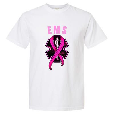 EMS For A Cure Breast Cancer Awareness Garment-Dyed Heavyweight T-Shirt