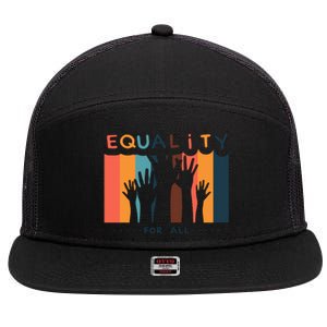 Equality For All 7 Panel Mesh Trucker Snapback Hat