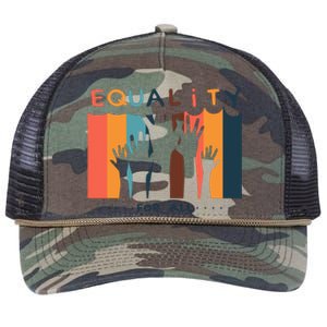 Equality For All Retro Rope Trucker Hat Cap