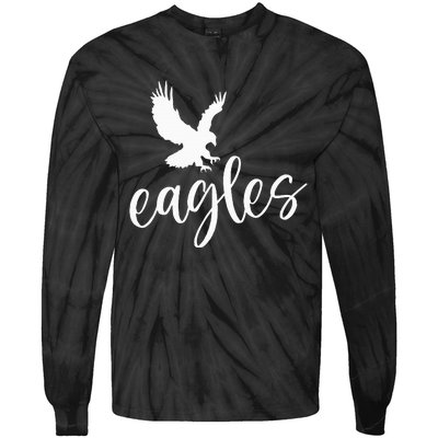 E.A.G.L.E.S Flying Bird Tie-Dye Long Sleeve Shirt