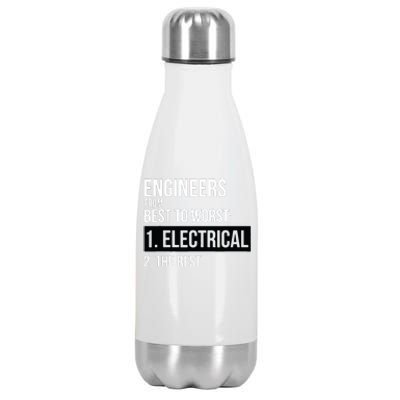 Engineers From Best To Worst Electrical Engineering Stainless Steel Insulated Water Bottle