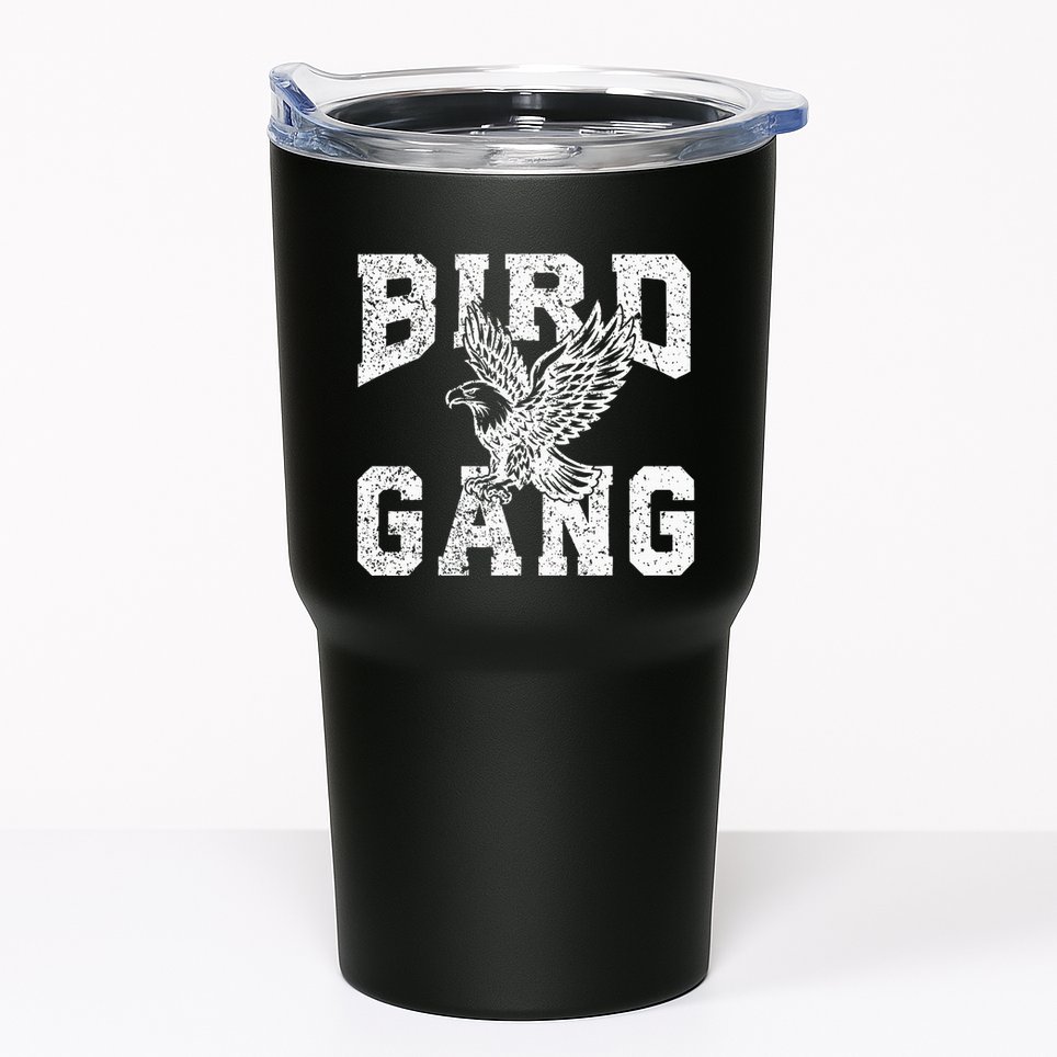E.A.G.L..Es. F.L.Y. Bird Gang Inspirational Tumbler
