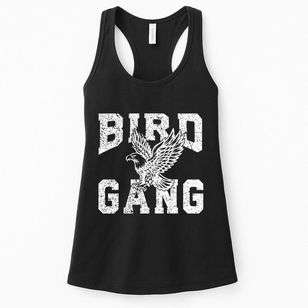 E.A.G.L..Es. F.L.Y. Bird Gang Inspirational Womens Tank Top