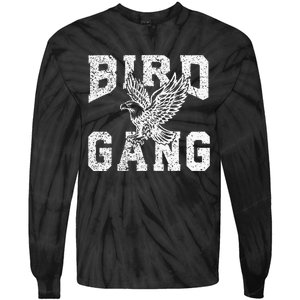 E.A.G.L..Es. F.L.Y. Bird Gang Inspirational Tie-Dye Long Sleeve Shirt